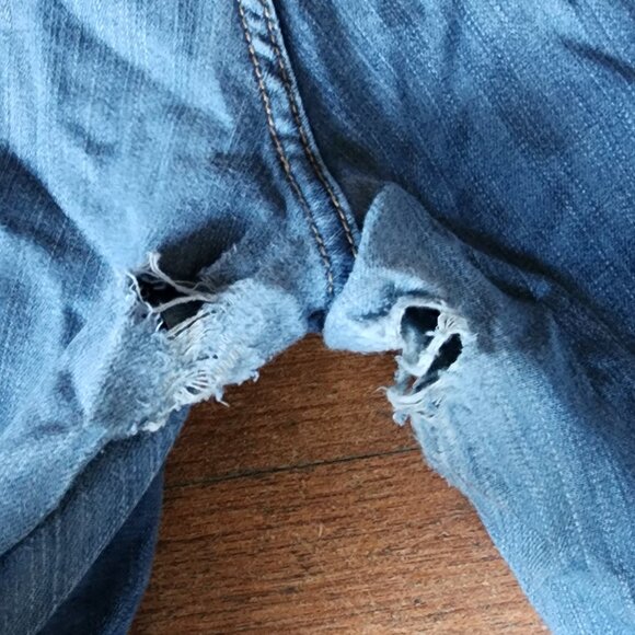 Torrid Sky High Skinny Ripped Jeans Size 18 - Picture 14 of 16